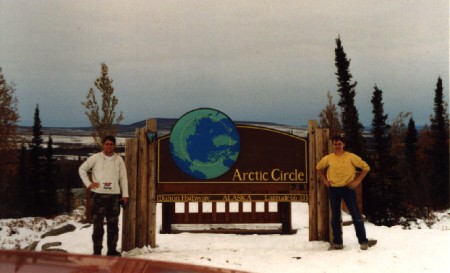 at the Arctic Circle