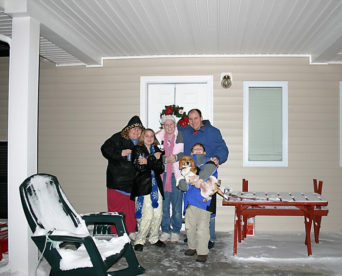 picture of family on new years eve