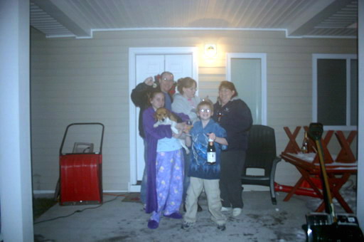 picture of family on new years eve